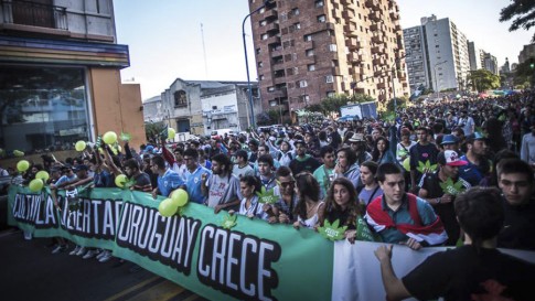 Manifestantes uruguaios reivindicam legalização da maconha. Pressões sociais poderão influenciar ONU?