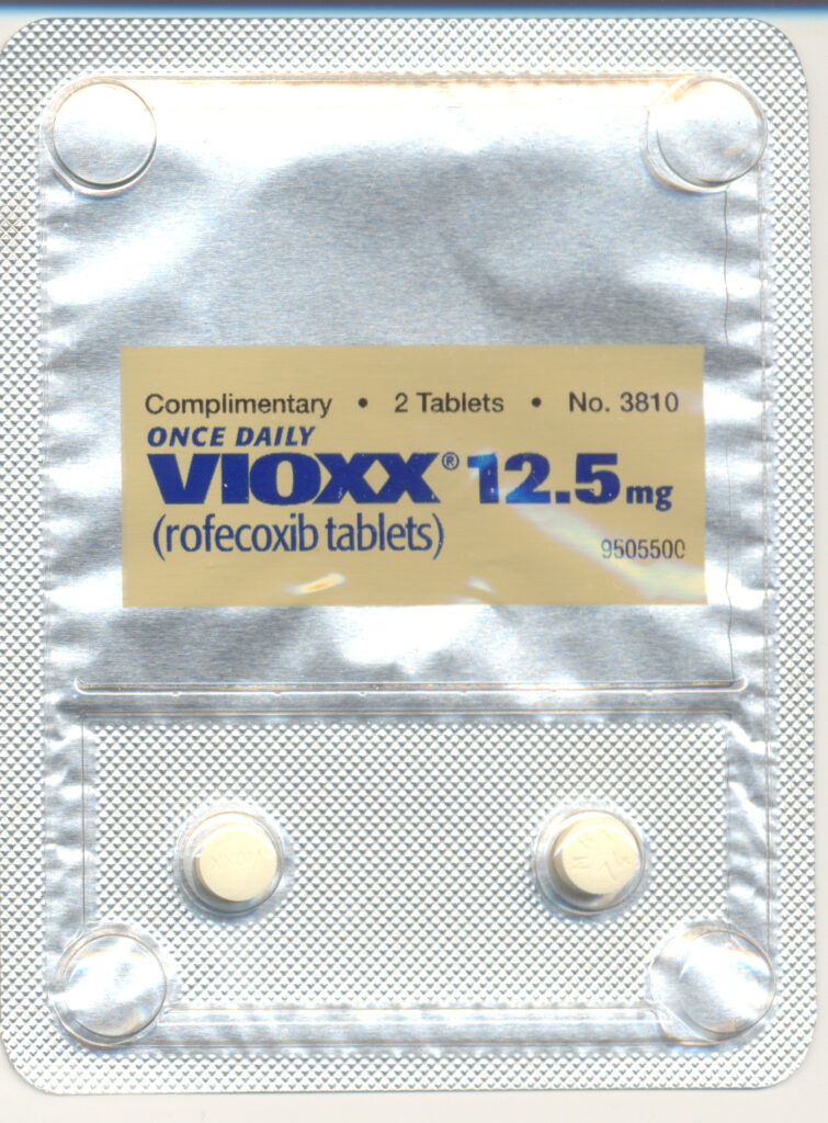 Em cinco anos, Vioxx (da Merck) matou dezenas de milhares de pessoas. Imagem: Wikimedia