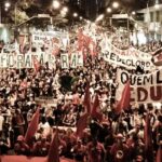 Protesto, selvageria policial e prisões ilegais