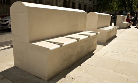 Hostile architecture: benches