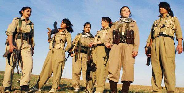 Resultado de imagem para mulheres de kobane