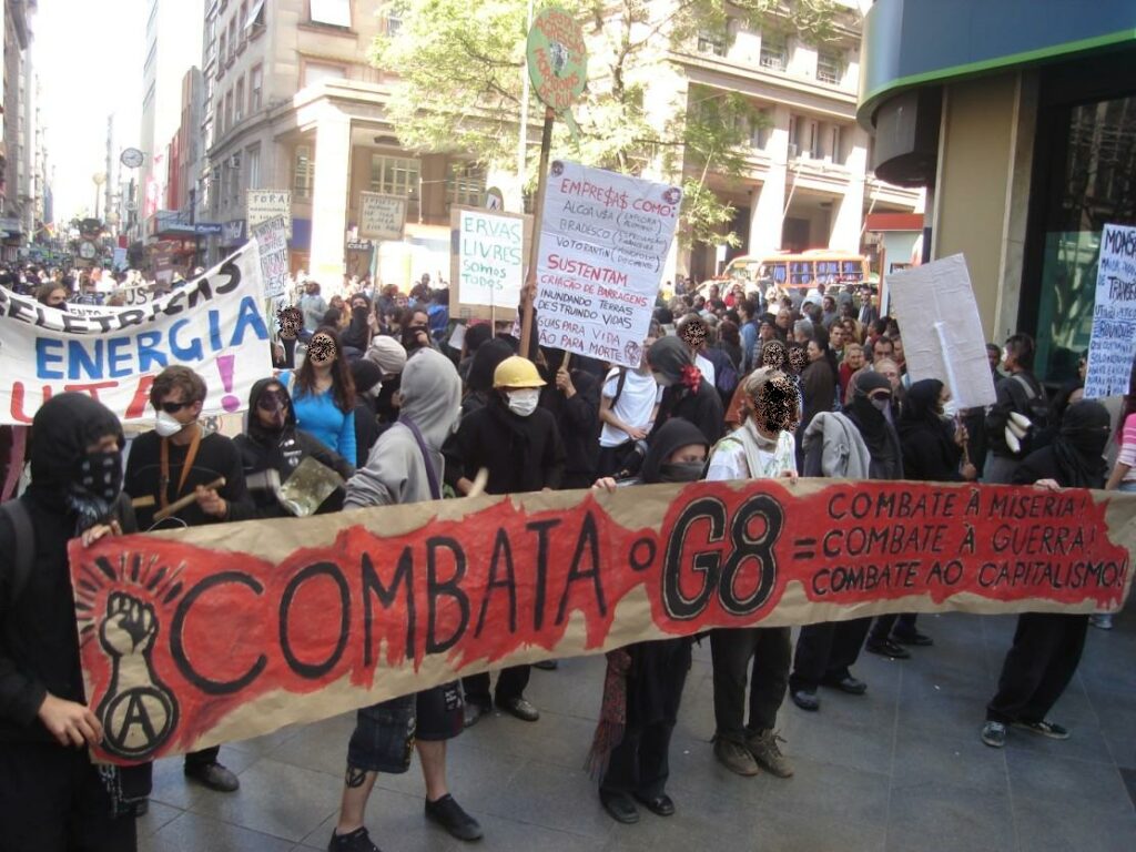 Protestos em 2000 contra o G8