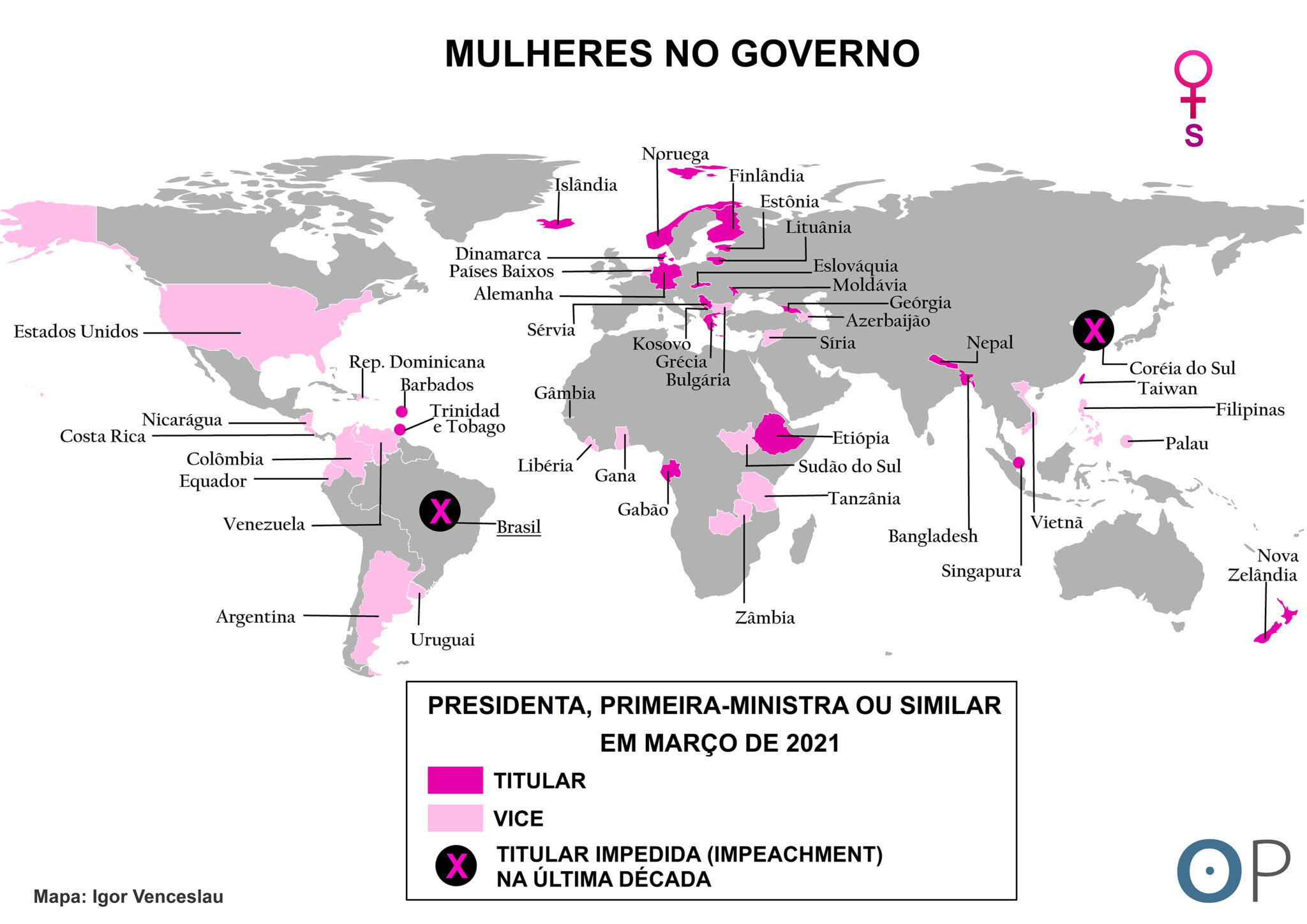 O Mapa Múndi Das Mulheres No Poder Outras Palavras 0818