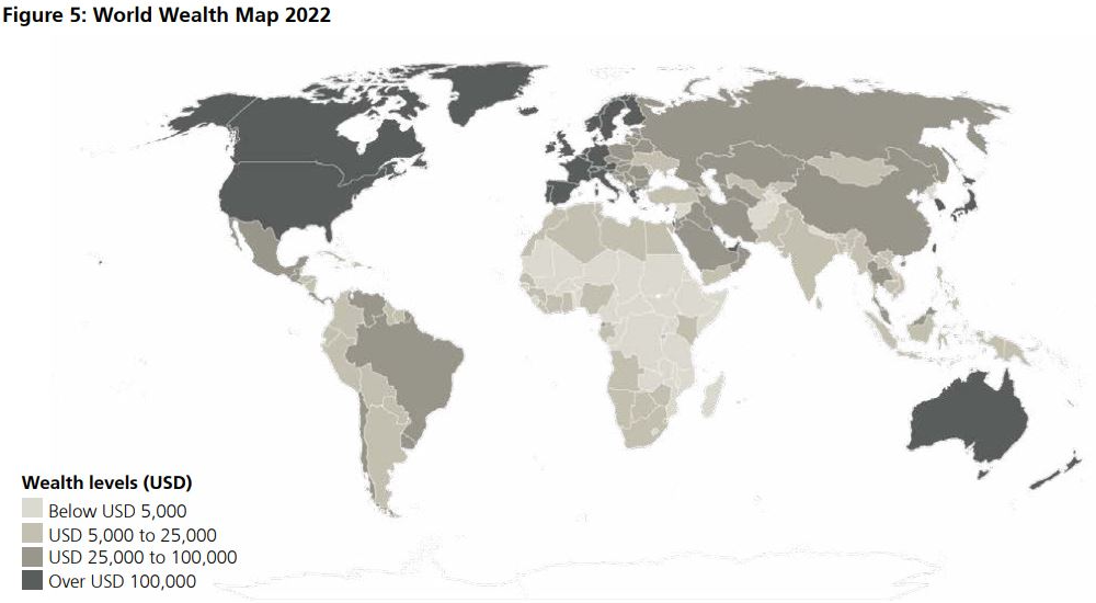 Source: UBS, Global Wealth Report 2023 - Leading perspectives to navigate the future, 2024, p.15.